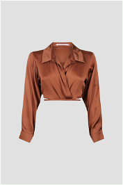 Hansen & Gretel Clay Marlo Cropped Shirt